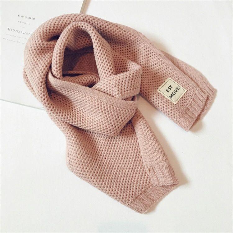 Embroidered scarf Personalized Toddler and Child Knit Scarf - Cozy Winter Accessory kid
