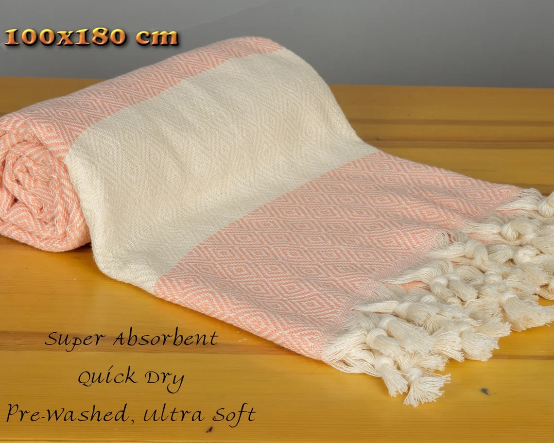 Embroidered towel with tassels Polyester bath towel Wholesale Dropshipping