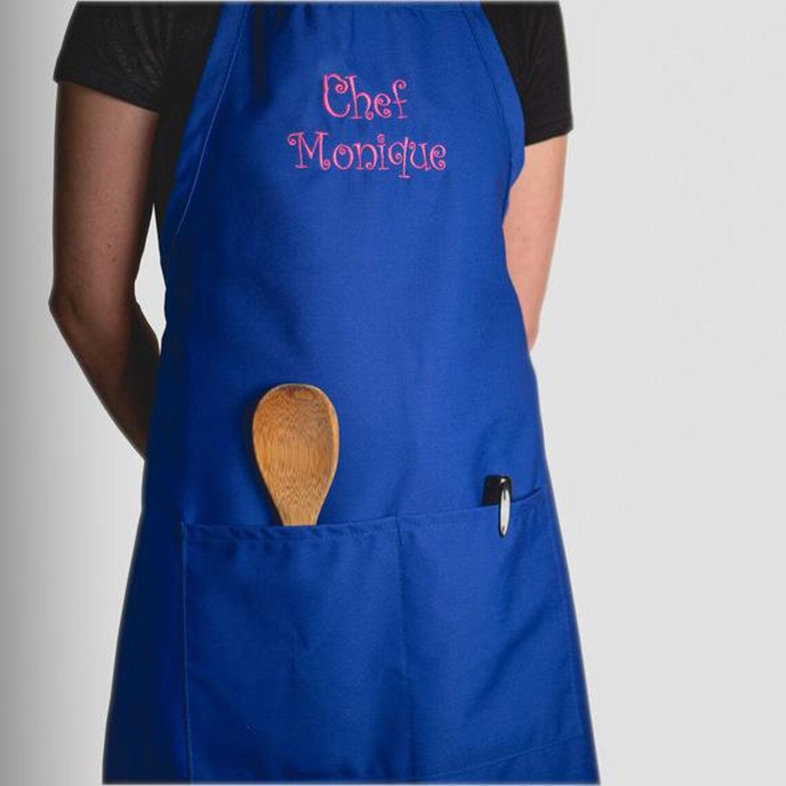Personalised Embroidered Kids Childrens Chef (Name) Apron Baking Cooking Novelty Gift