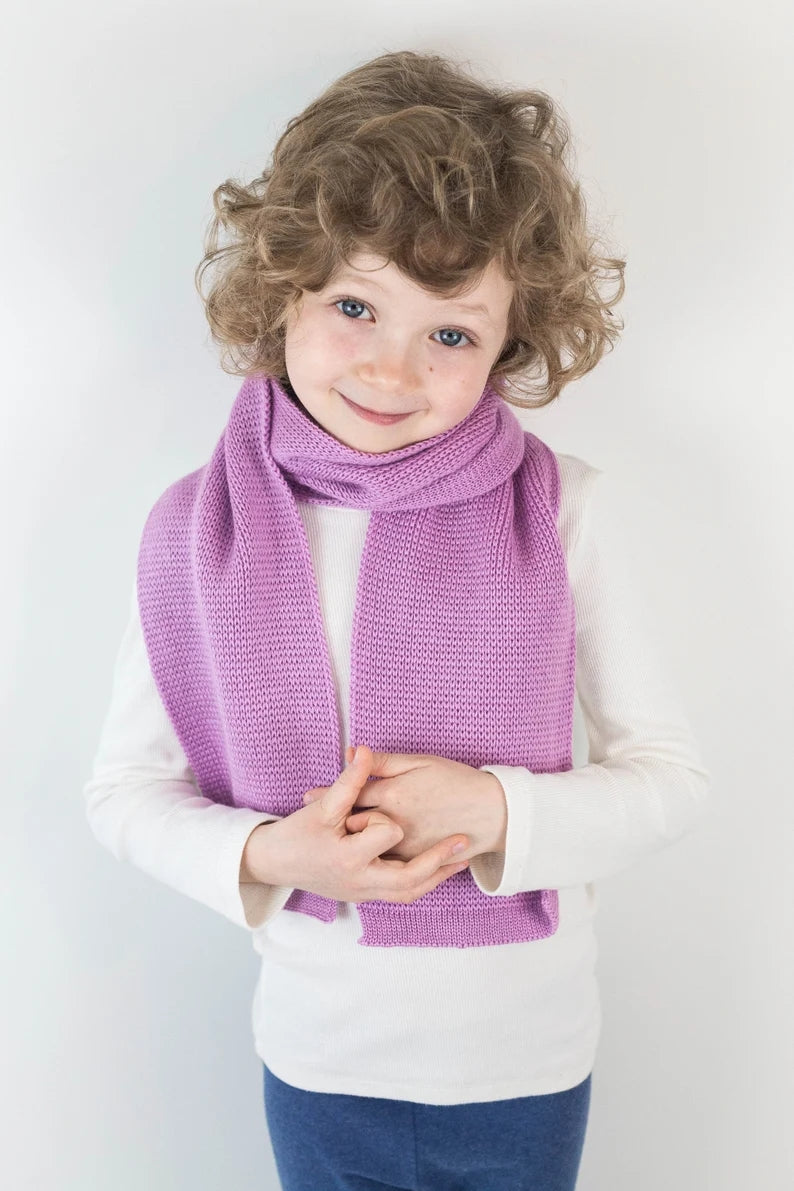 Embroidered scarf Personalized Toddler and Child Knit Scarf - Cozy Winter Accessory kid