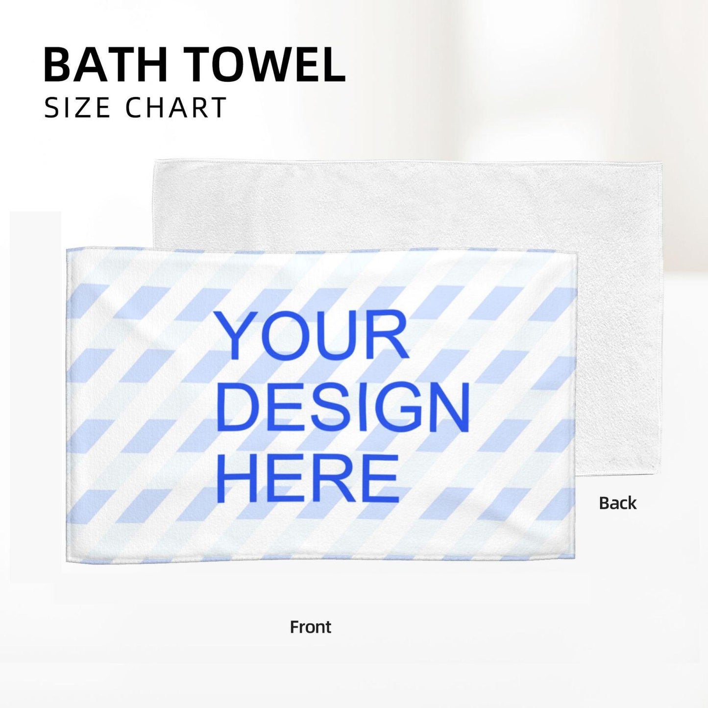 Custom Polyester cotton bath towel - Chencai Flexible Customization Supply Chain