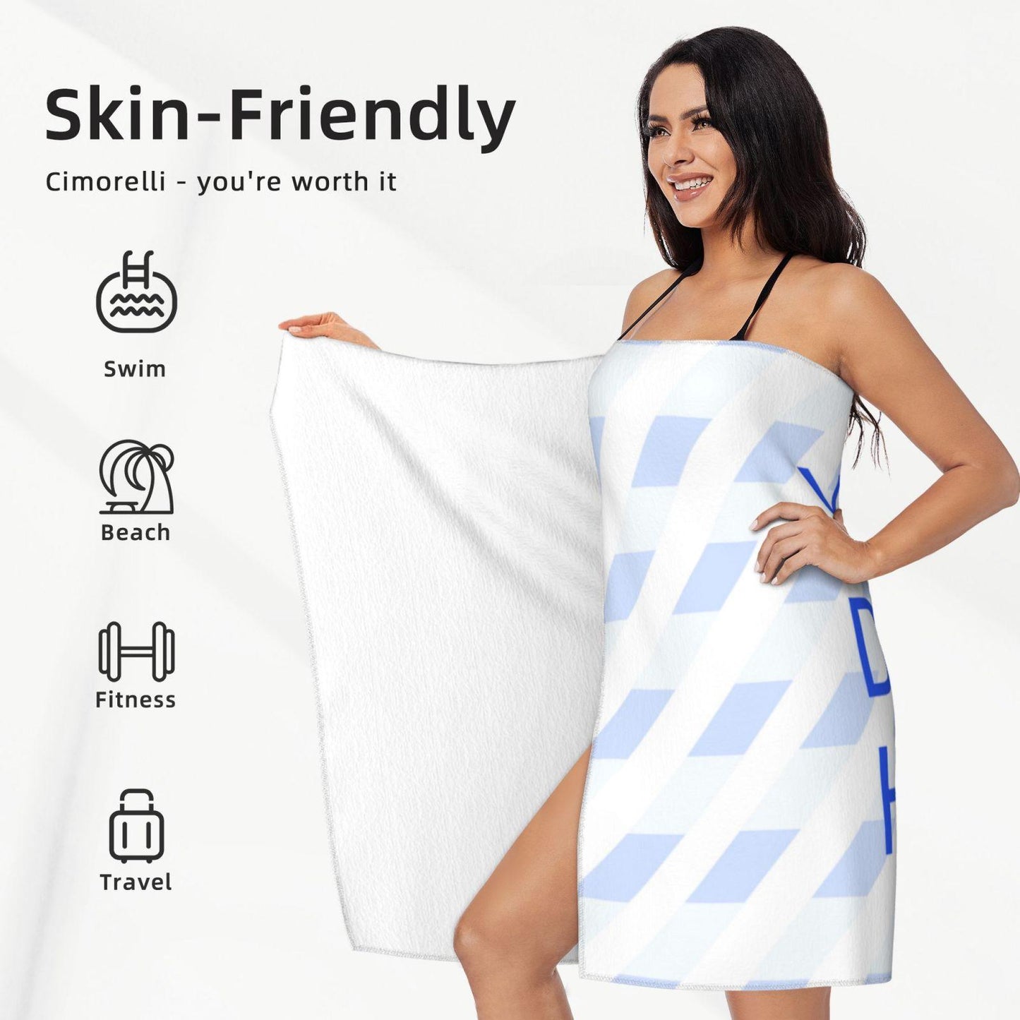 Custom Polyester cotton bath towel - Chencai Flexible Customization Supply Chain