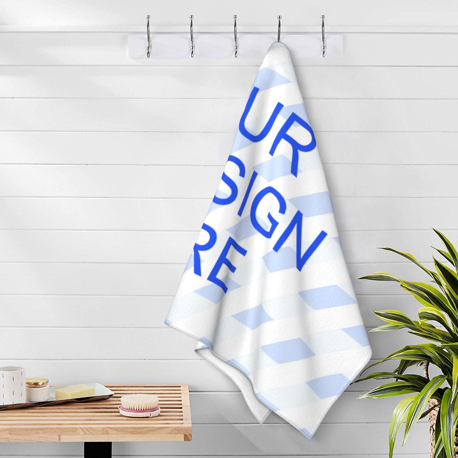 Custom Polyester cotton bath towel - Chencai Flexible Customization Supply Chain