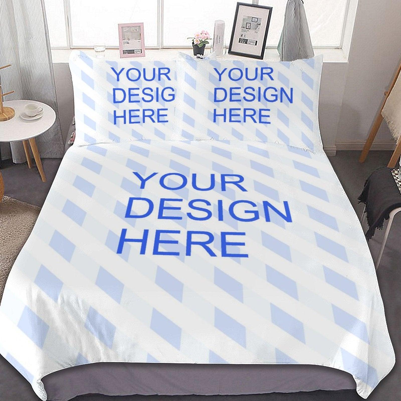 Custom Bedding Sets Pillowcases Printed Duvet Cover Set Wholesale Drop Ship POD - Chencai Flexible Customization Supply Chain