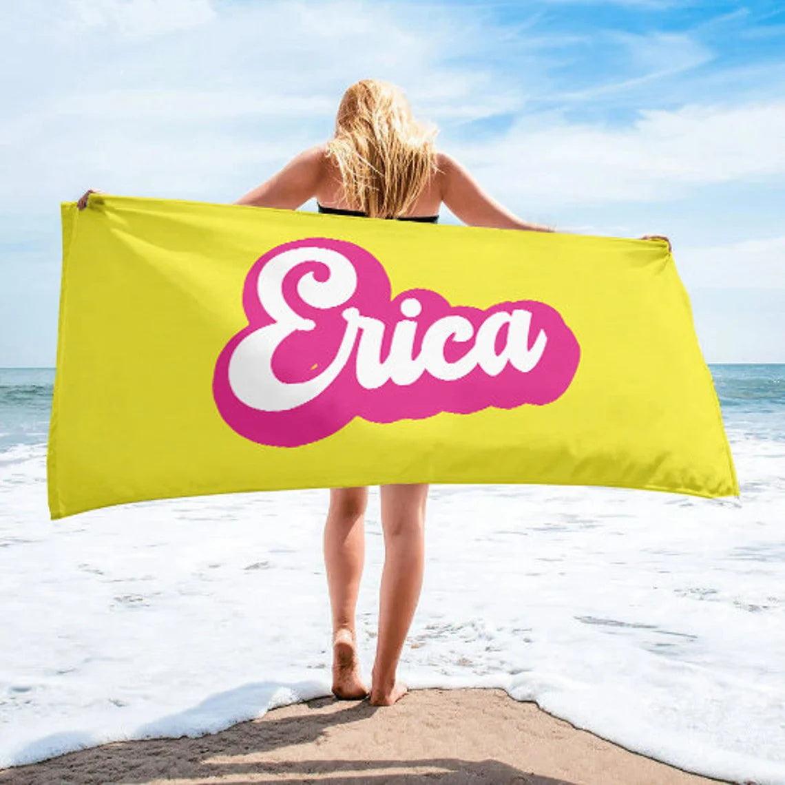 Custom name Beach Towel B2B - Chencai Flexible Customization Supply Chain