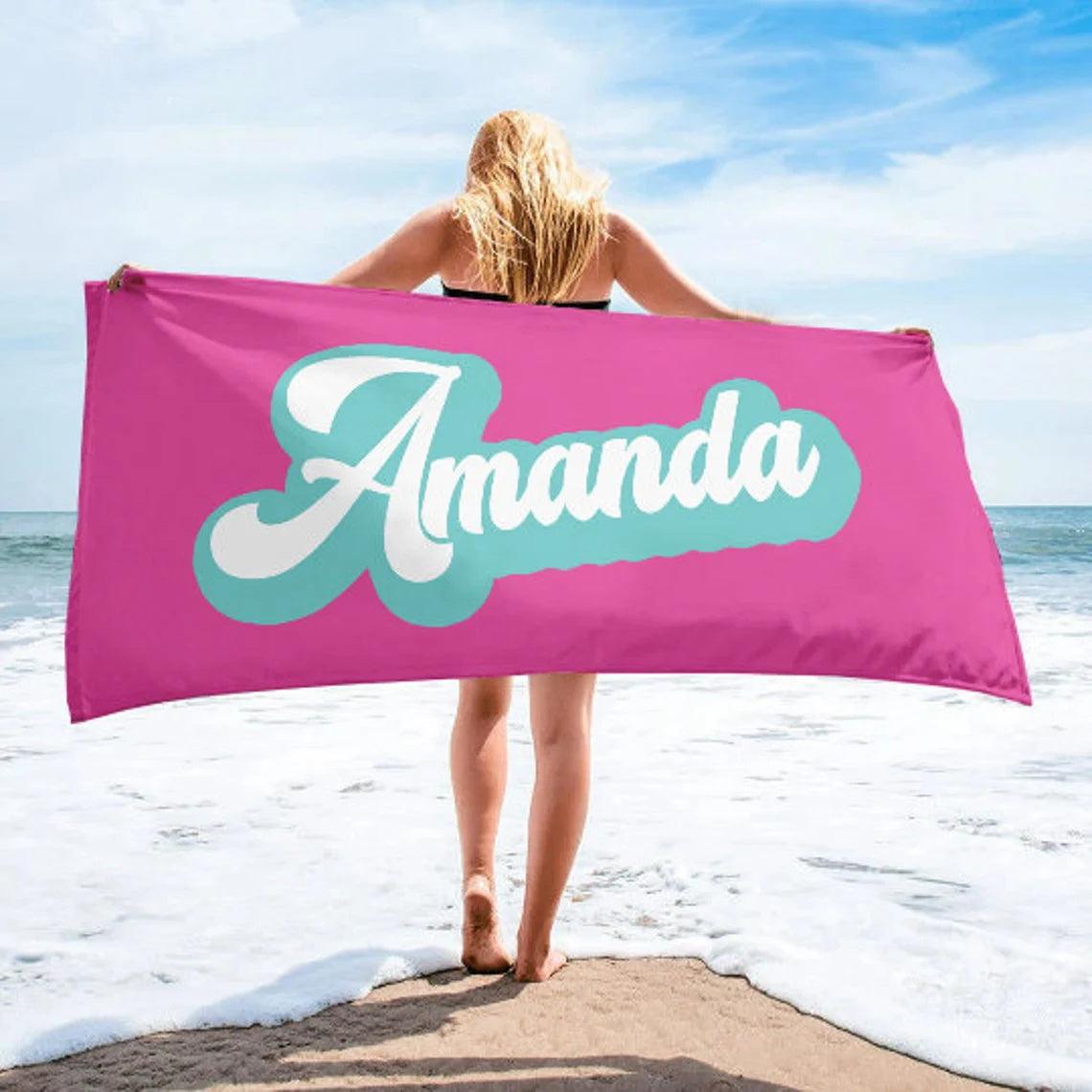 Custom name Beach Towel B2B - Chencai Flexible Customization Supply Chain