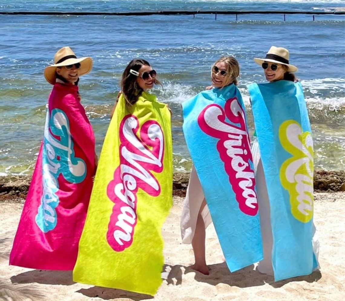 Custom name Beach Towel B2B - Chencai Flexible Customization Supply Chain